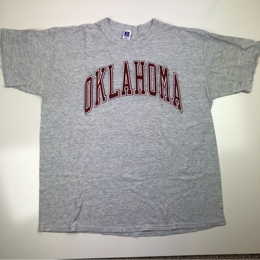 Oklahoma Spell out Short Sleeve T-shirt
